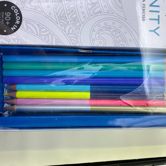 Vive Le Color! Serenity Coloring Book & Pencils - Picture 6 of 10